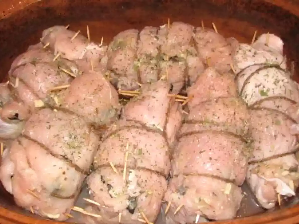 Piept de curcan umplut cu ciuperci, masline si cascaval - poza 17