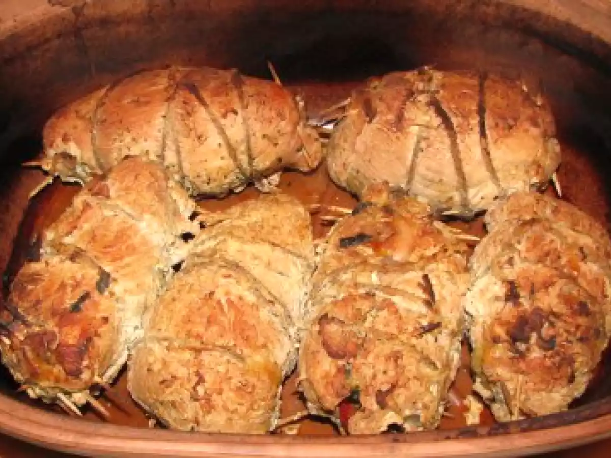 Piept de curcan umplut cu ciuperci, masline si cascaval - poza 19