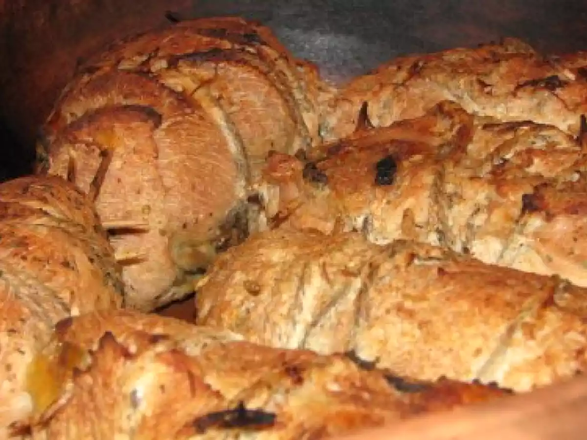 Piept de curcan umplut cu ciuperci, masline si cascaval - poza 20