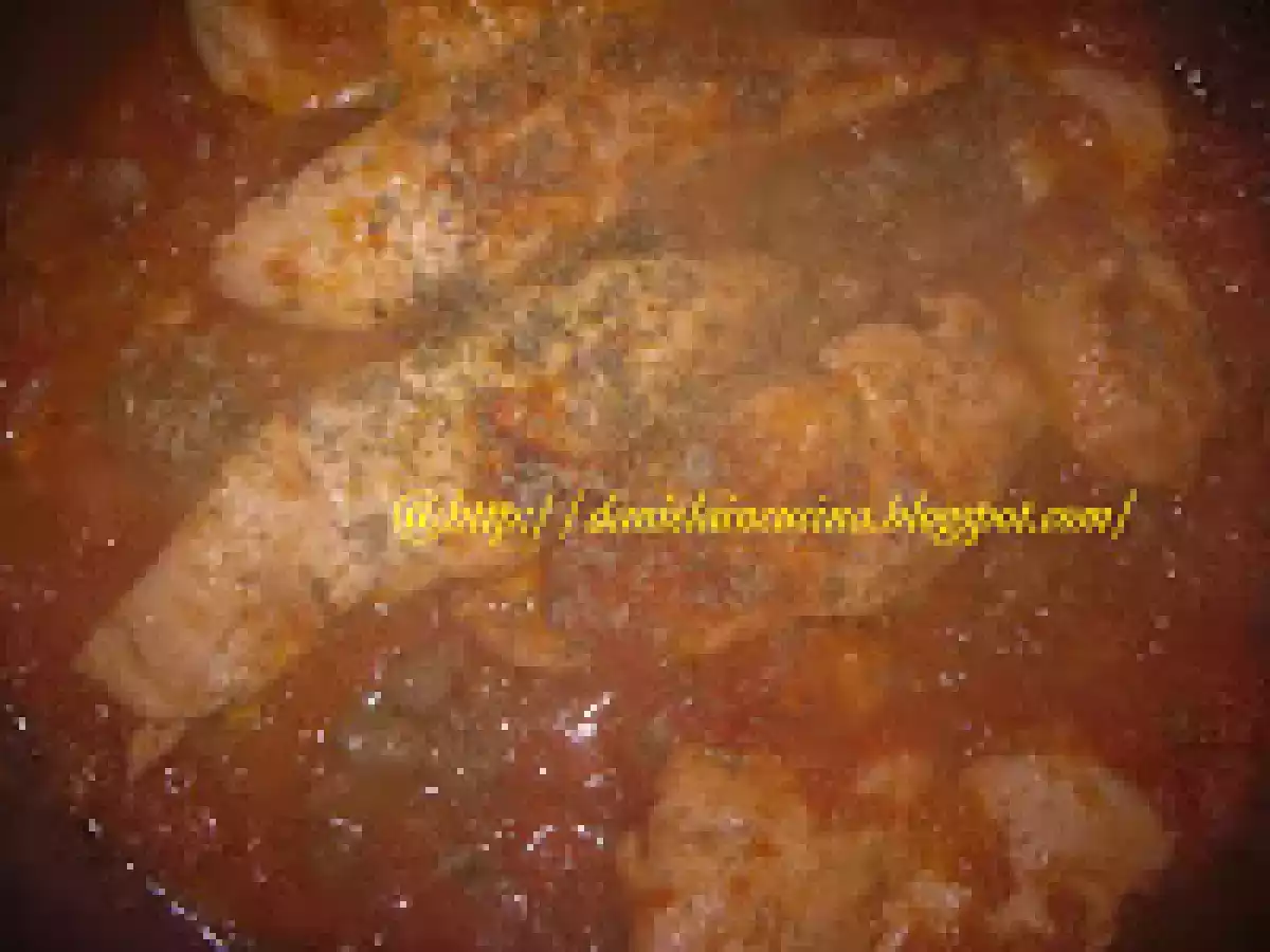 Piept de pui alla pizzaiola/Petto di pollo alla pizzaiola - poza 6