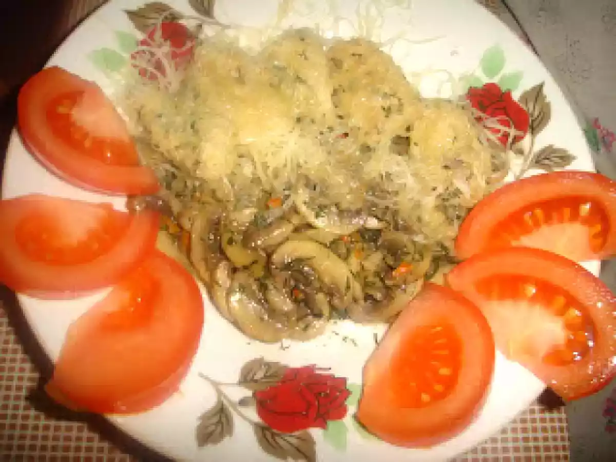 Piept de pui cu ciuperci si cascaval - poza 2