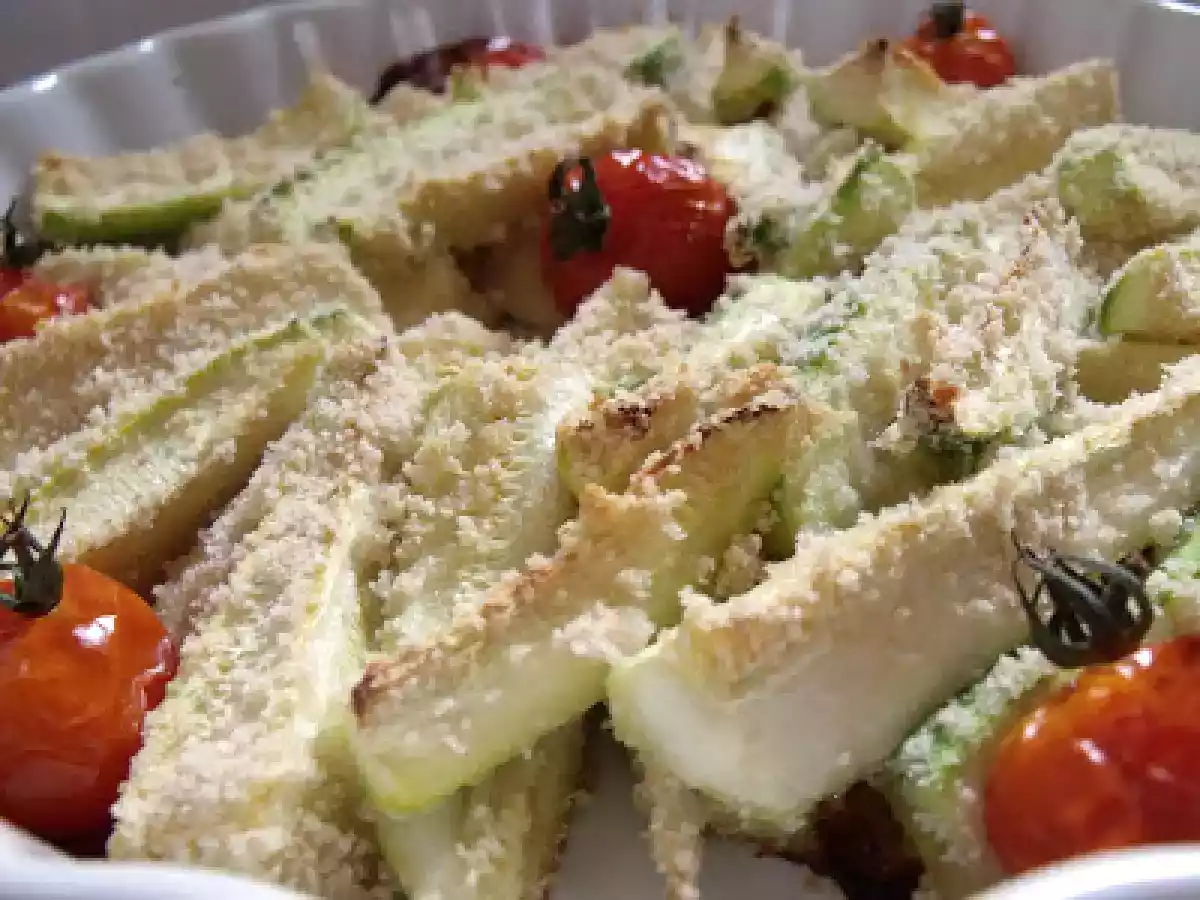 Piept de pui cu dovlecei gratinati - poza 3