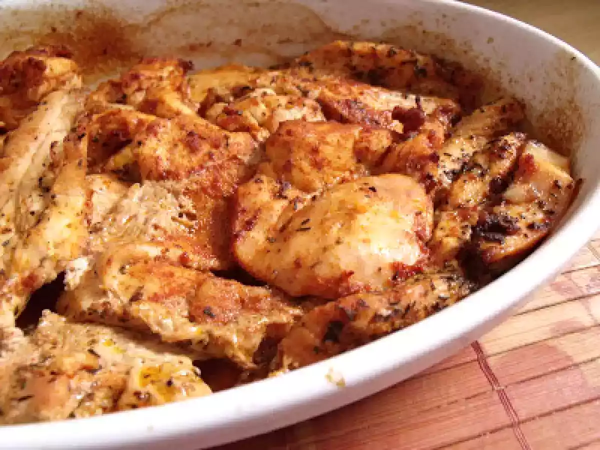 Piept de pui cu dovlecei gratinati - poza 5