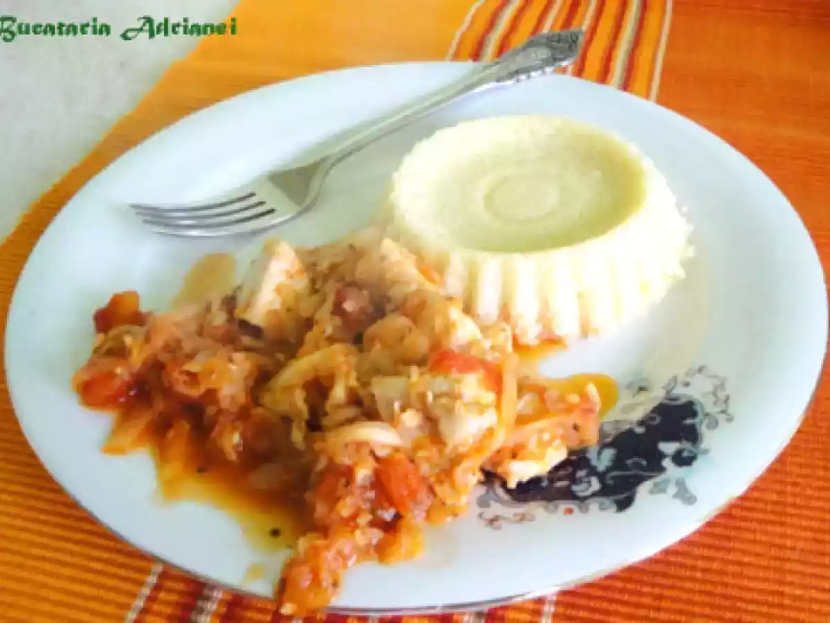 Piept de pui cu dovlecel scazut si cus-cus fin