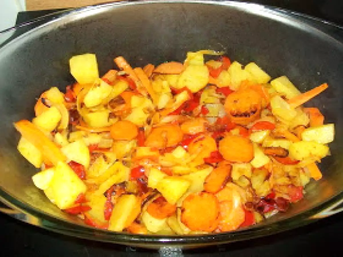 Piept de pui cu legume sote - poza 4