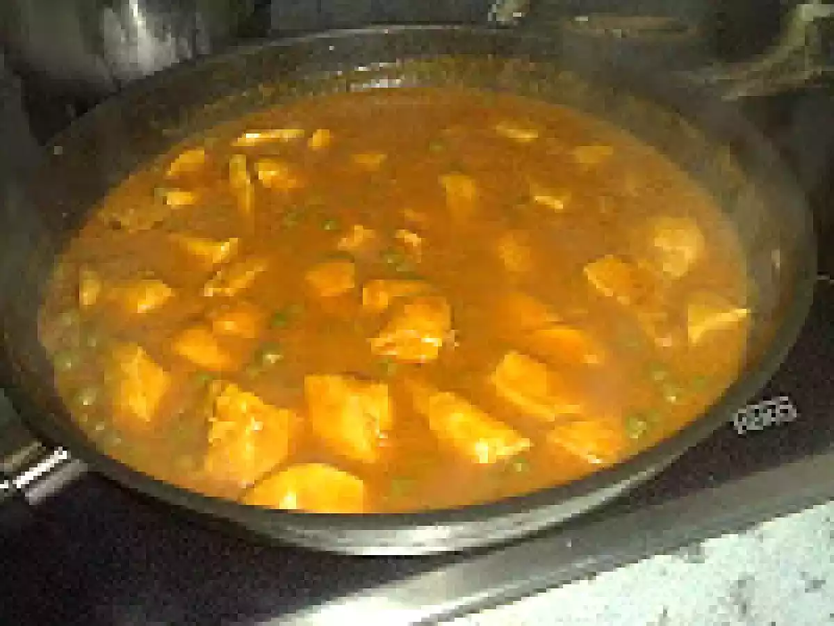 Piept de pui cu mazare si orez