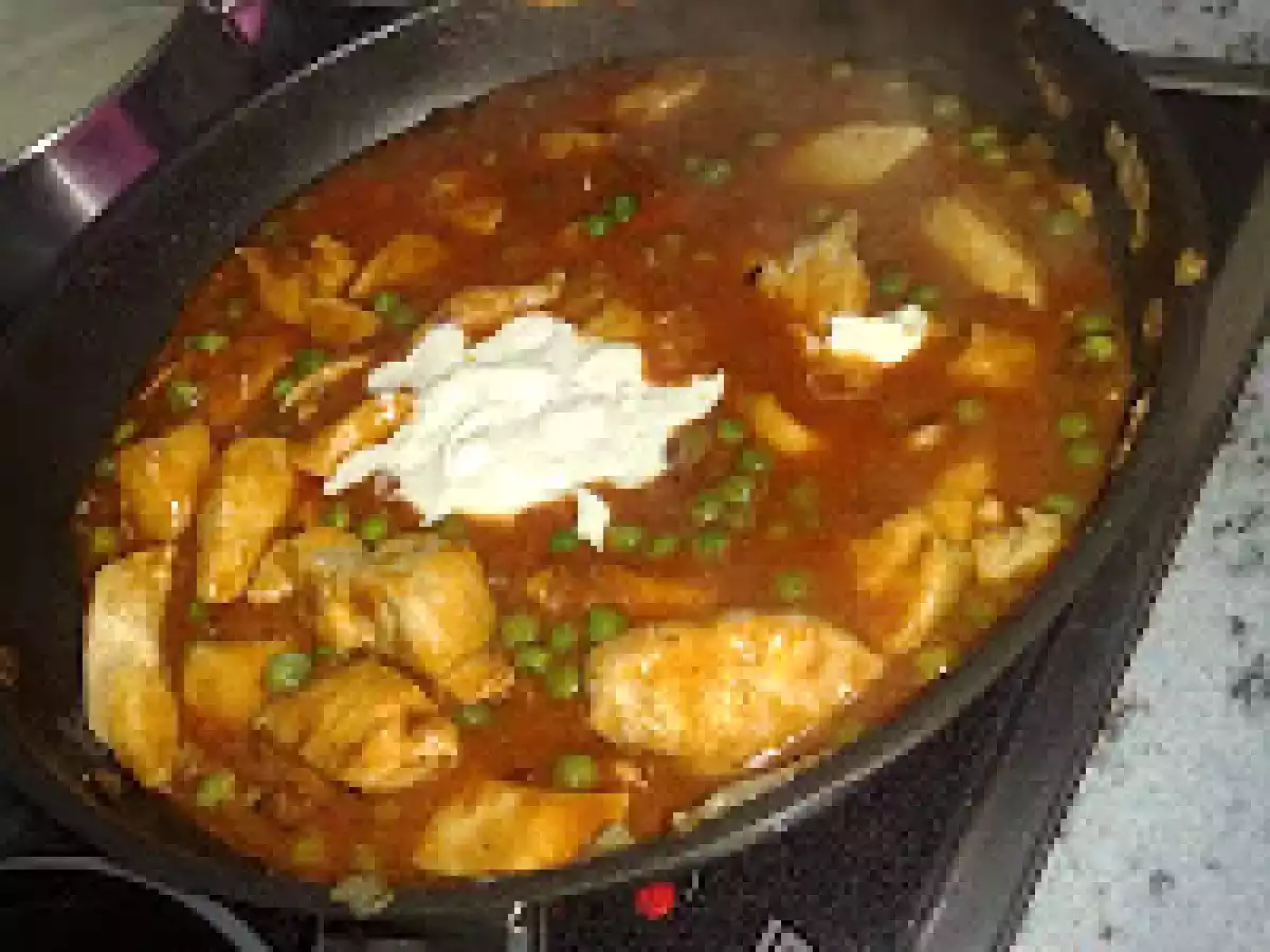 Piept de pui cu mazare si orez - poza 2