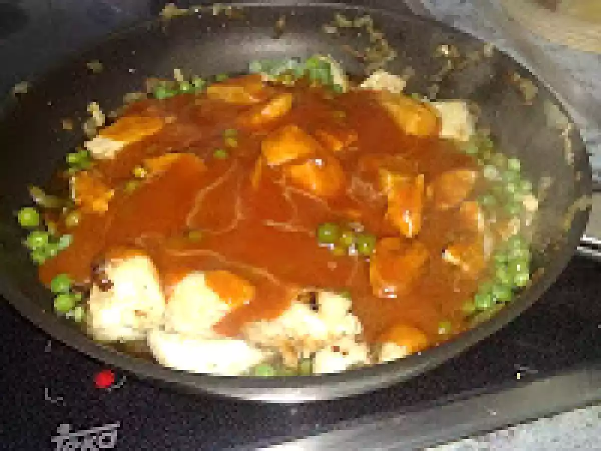 Piept de pui cu mazare si orez - poza 3