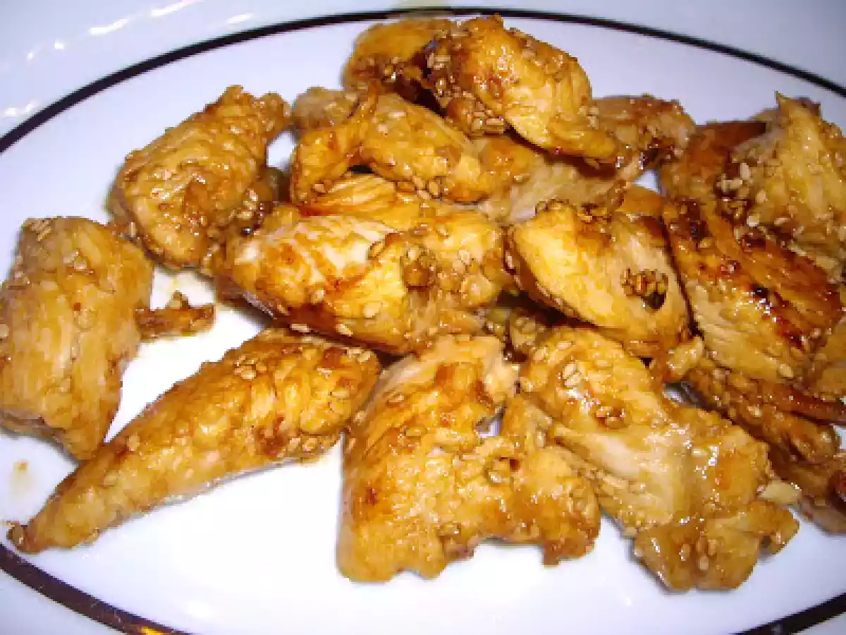 Piept de pui cu sos de soia - poza 2