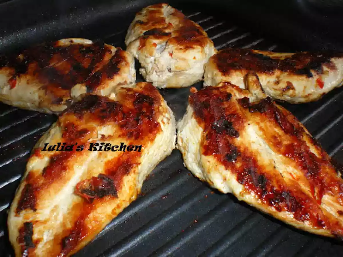 Piept de pui cu sos piri-piri - poza 6