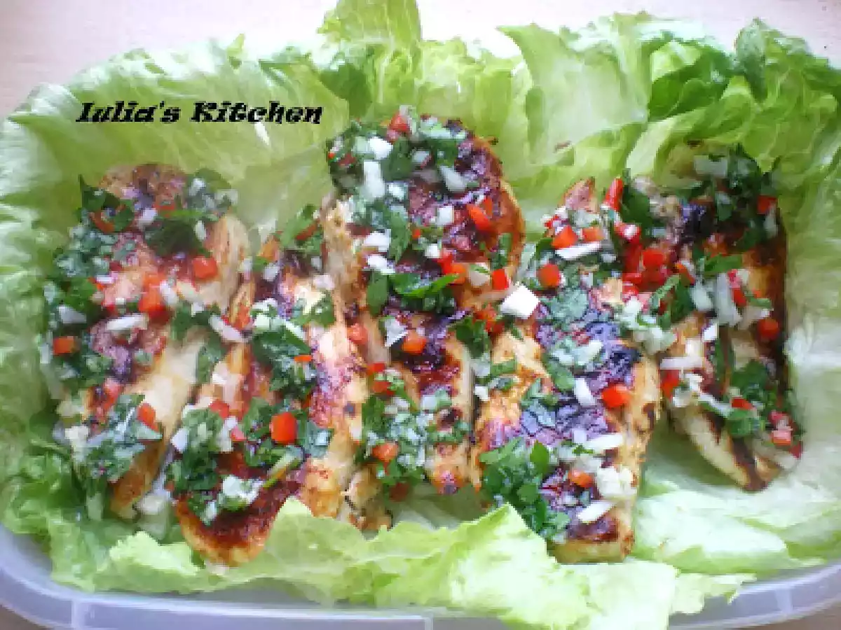 Piept de pui cu sos piri-piri - poza 8