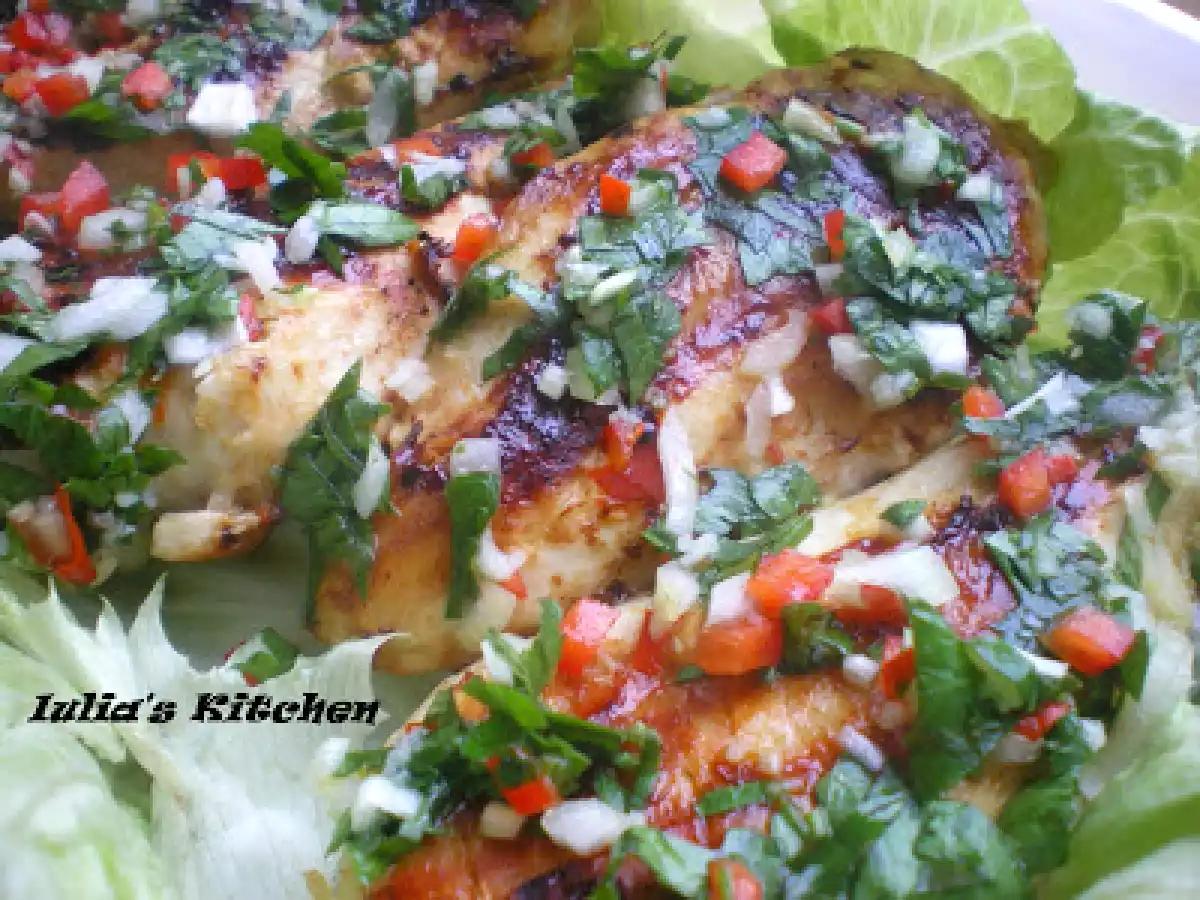 Piept de pui cu sos piri-piri - poza 9