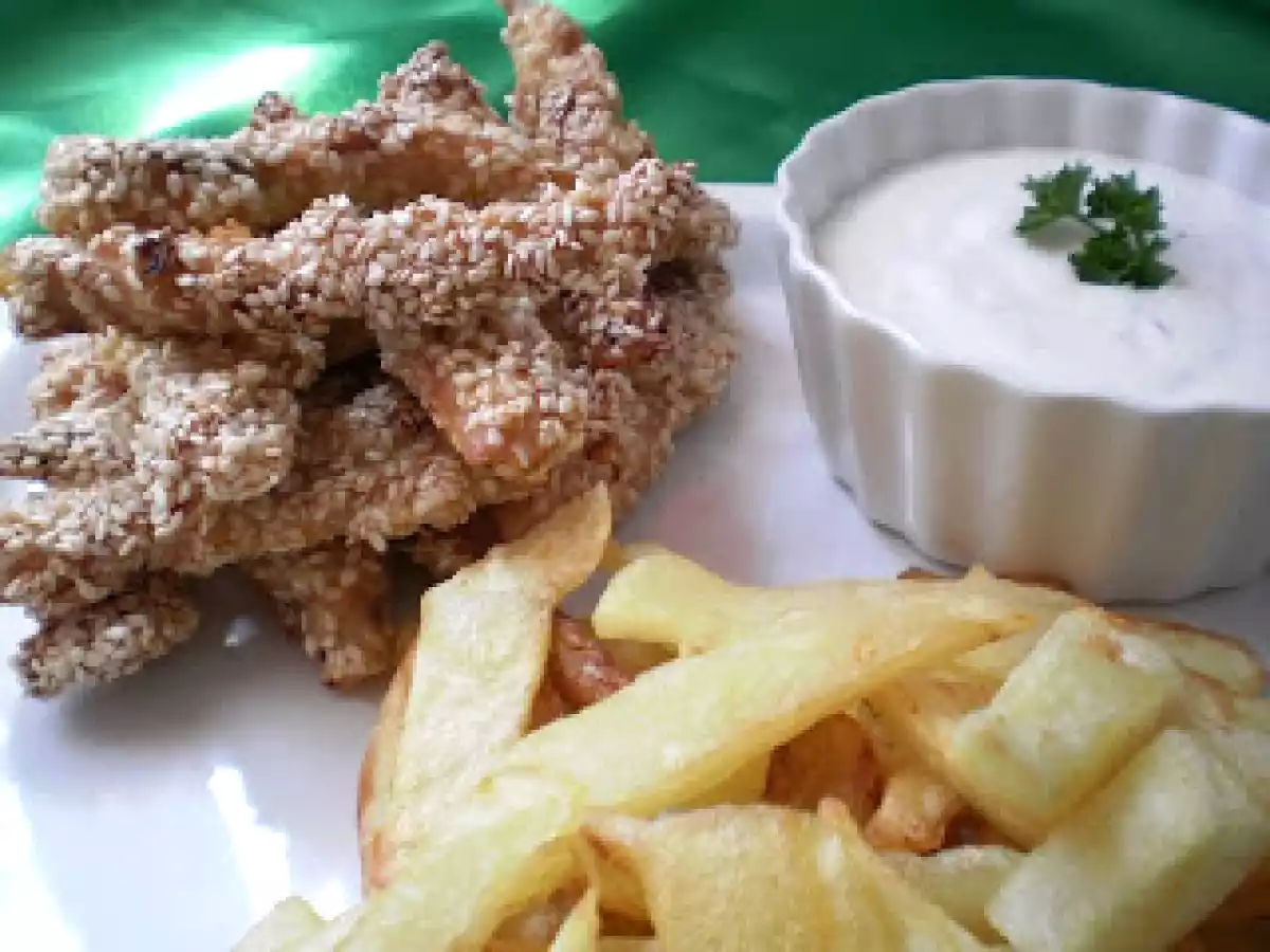 Piept de pui cu susan - poza 6