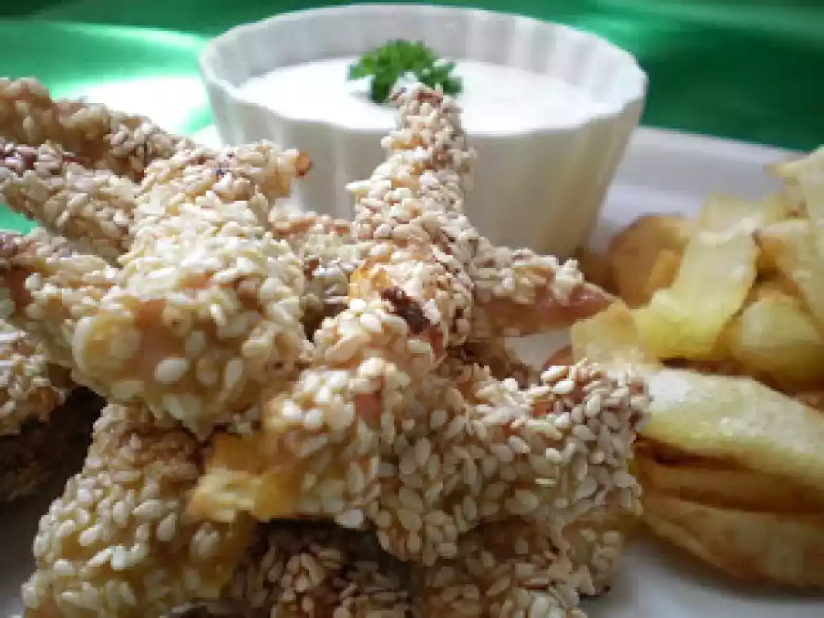 Piept de pui cu susan - poza 7