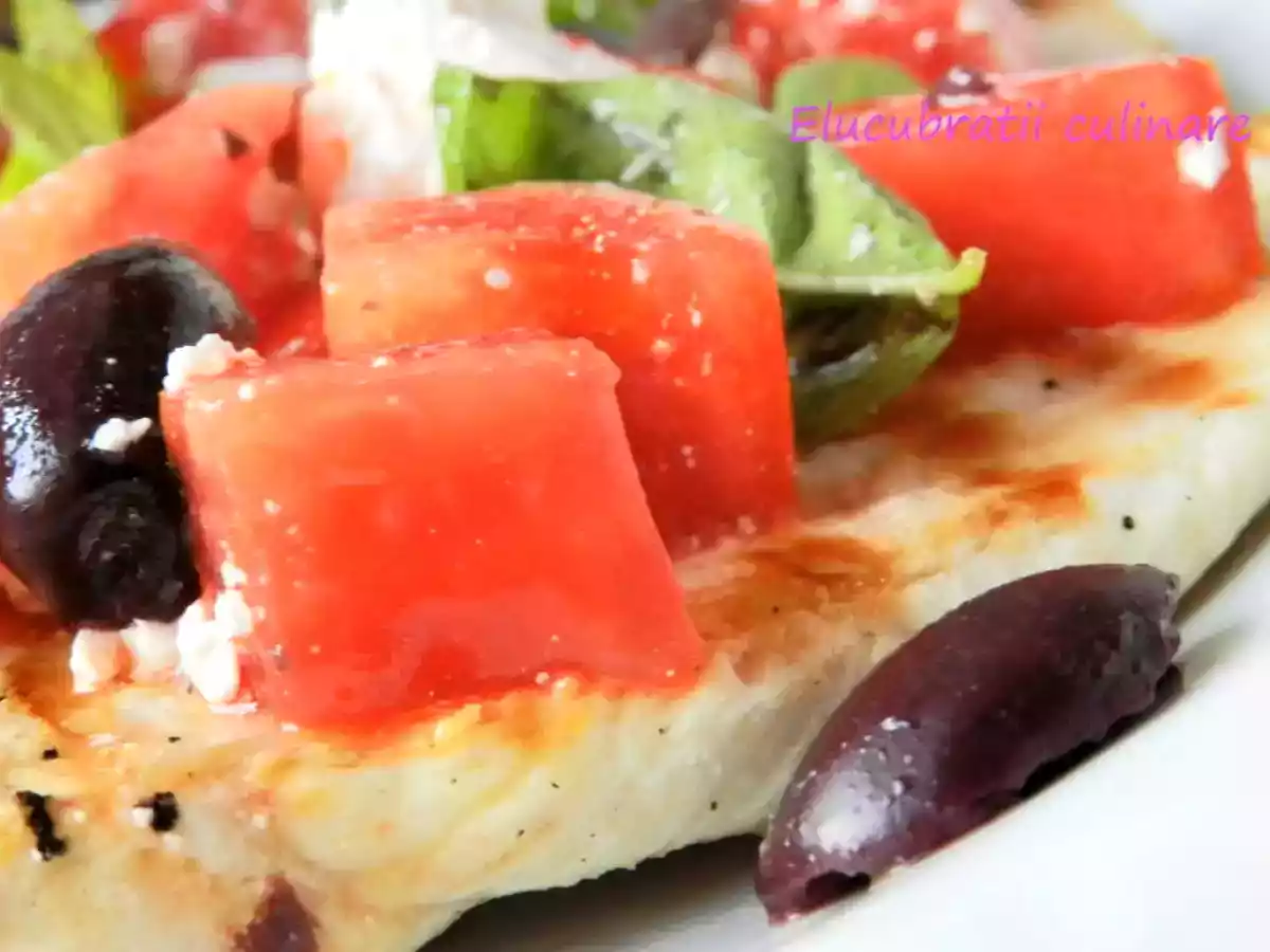 Piept de pui grecesc