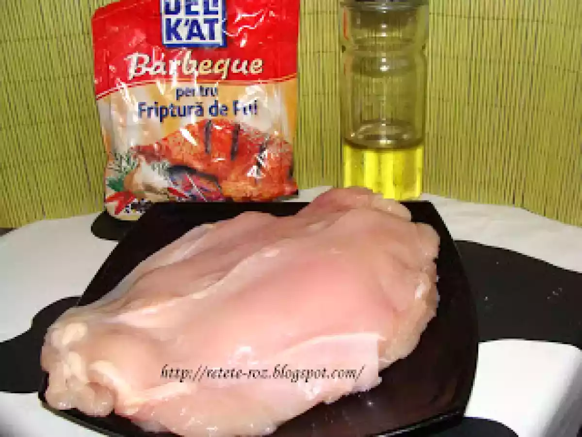 Piept de pui grillat cu legume si sos Bechamel - poza 2