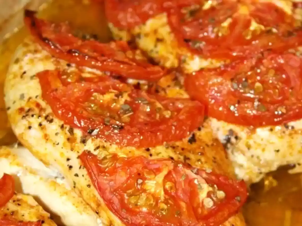 Piept de pui la cuptor cu rosii - poza 2