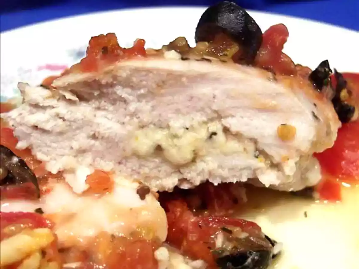 Piept de pui umplut cu cascaval