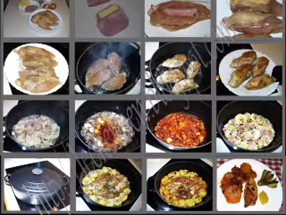 PIEPT DE PUI UMPLUT LA CUPTOR - poza 2