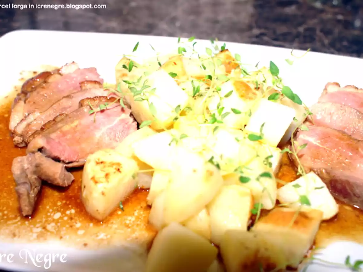 Piept de ra cu sos de portocale - poza 2