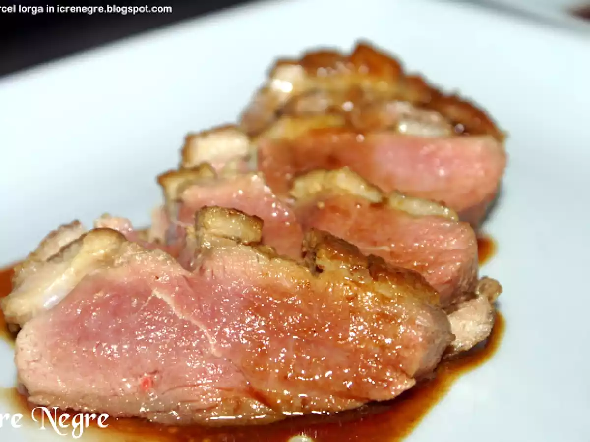 Piept de ra cu sos de portocale - poza 3