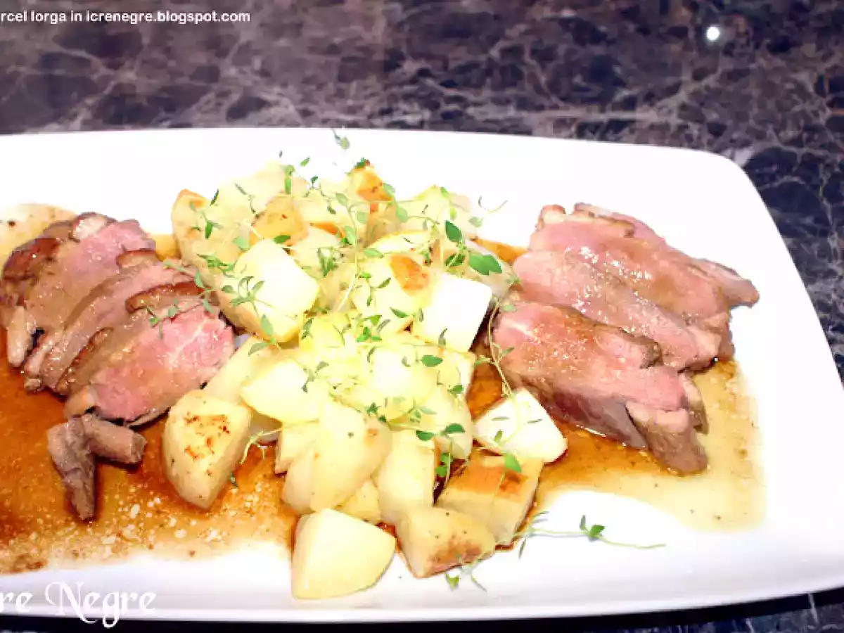 Piept de ra cu sos de portocale - poza 4