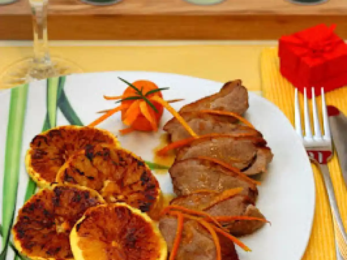 Piept de rata cu portocale - poza 3