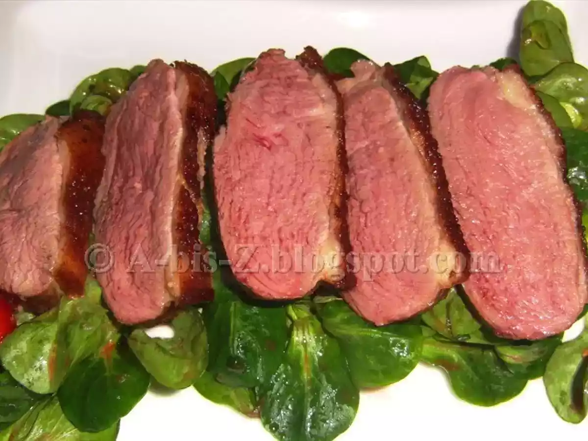 Piept de rata cu salata