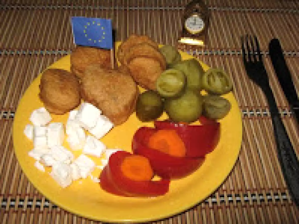 Piftele din creier de porc