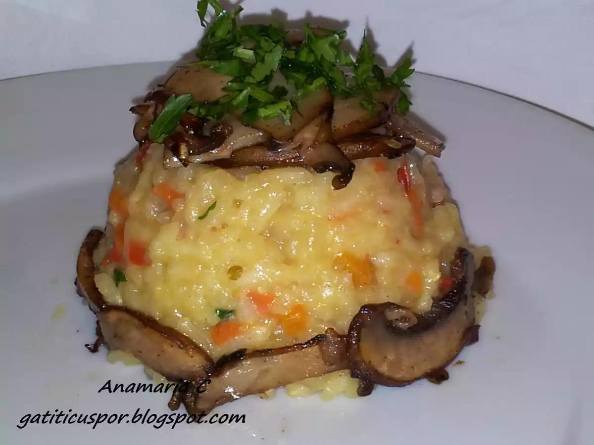 Pilaf cu ciuperci si aripioare de pui la cuptor - poza 2