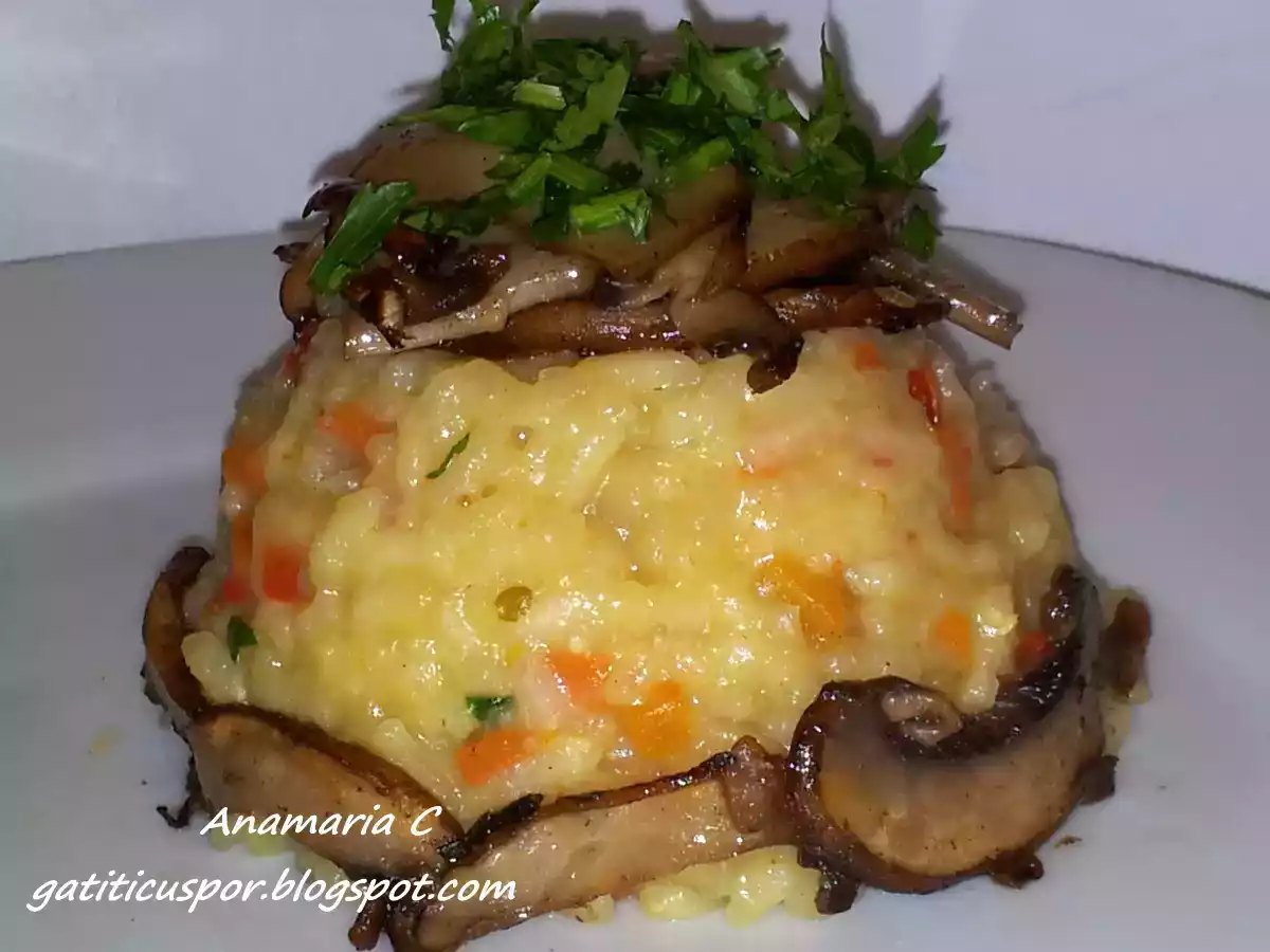 Pilaf cu ciuperci si aripioare de pui la cuptor - poza 3