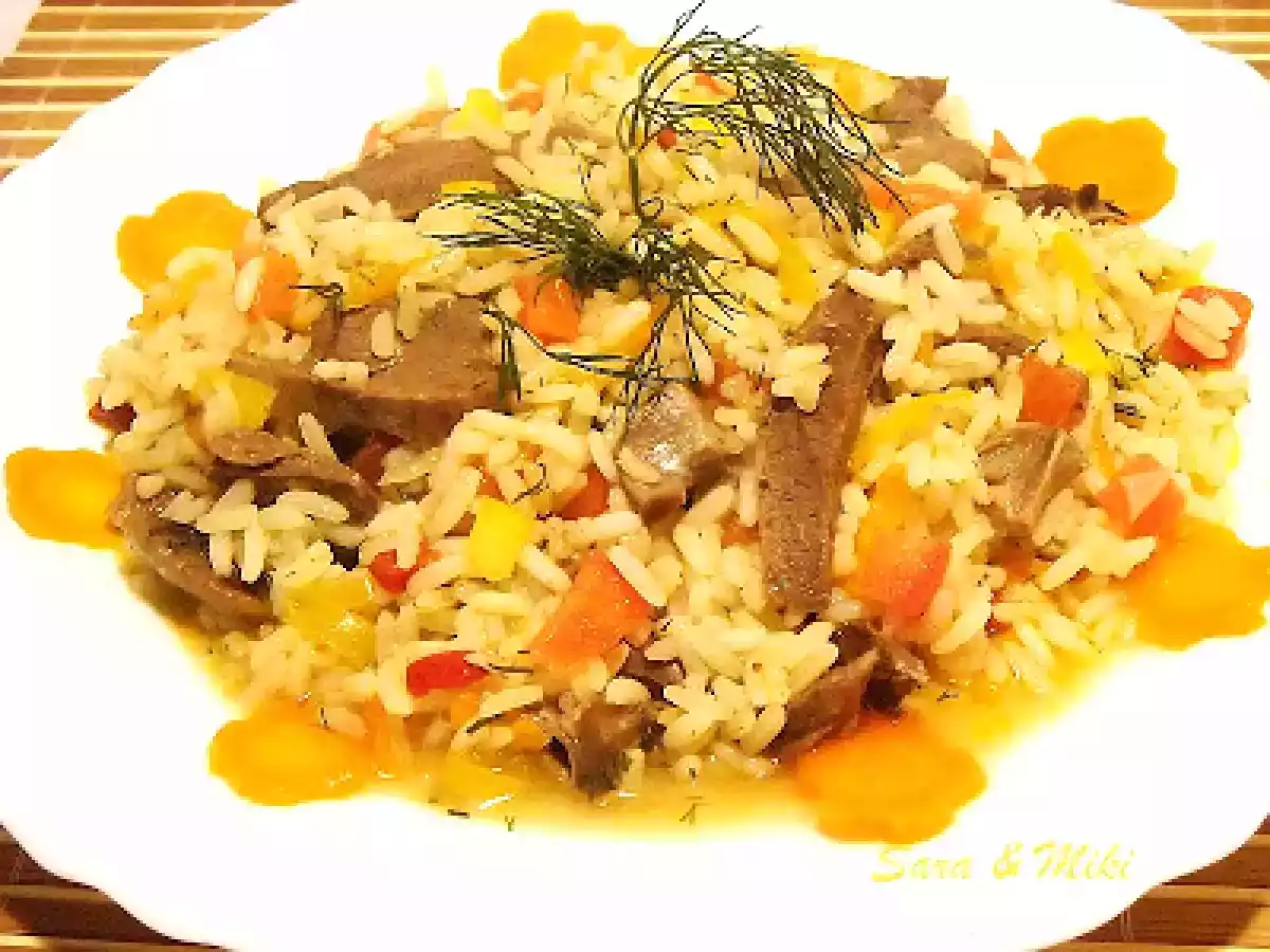 Pilaf cu inima de porc - poza 2