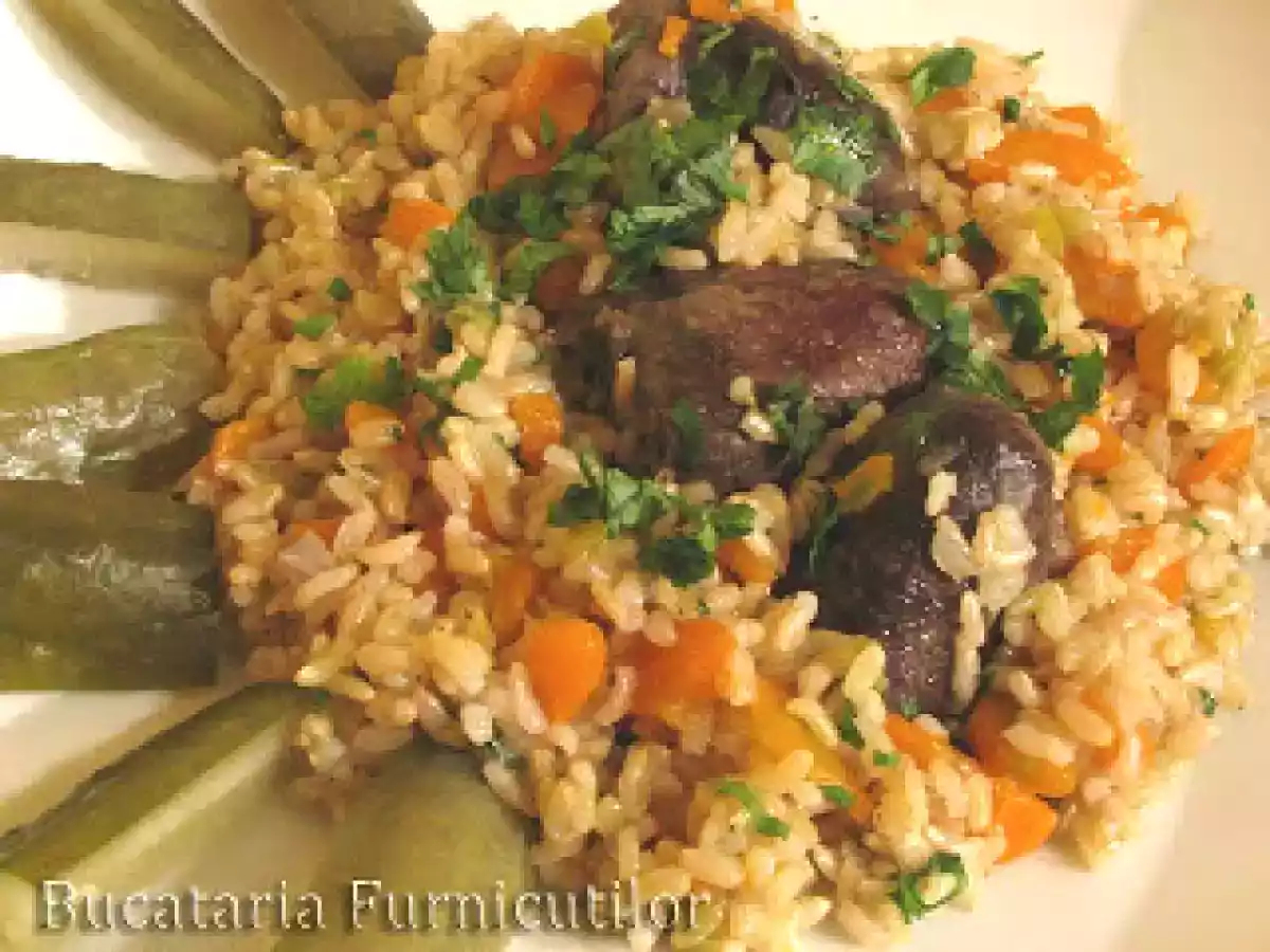 Pilaf cu Inimi de Curcan - poza 2