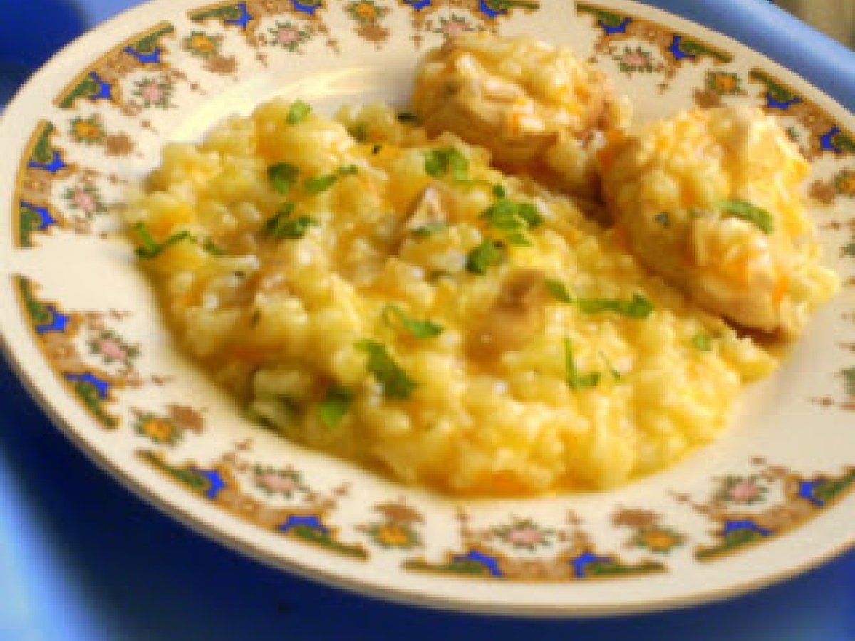 Pilaf cu piept de pui Rețetă Petitchef