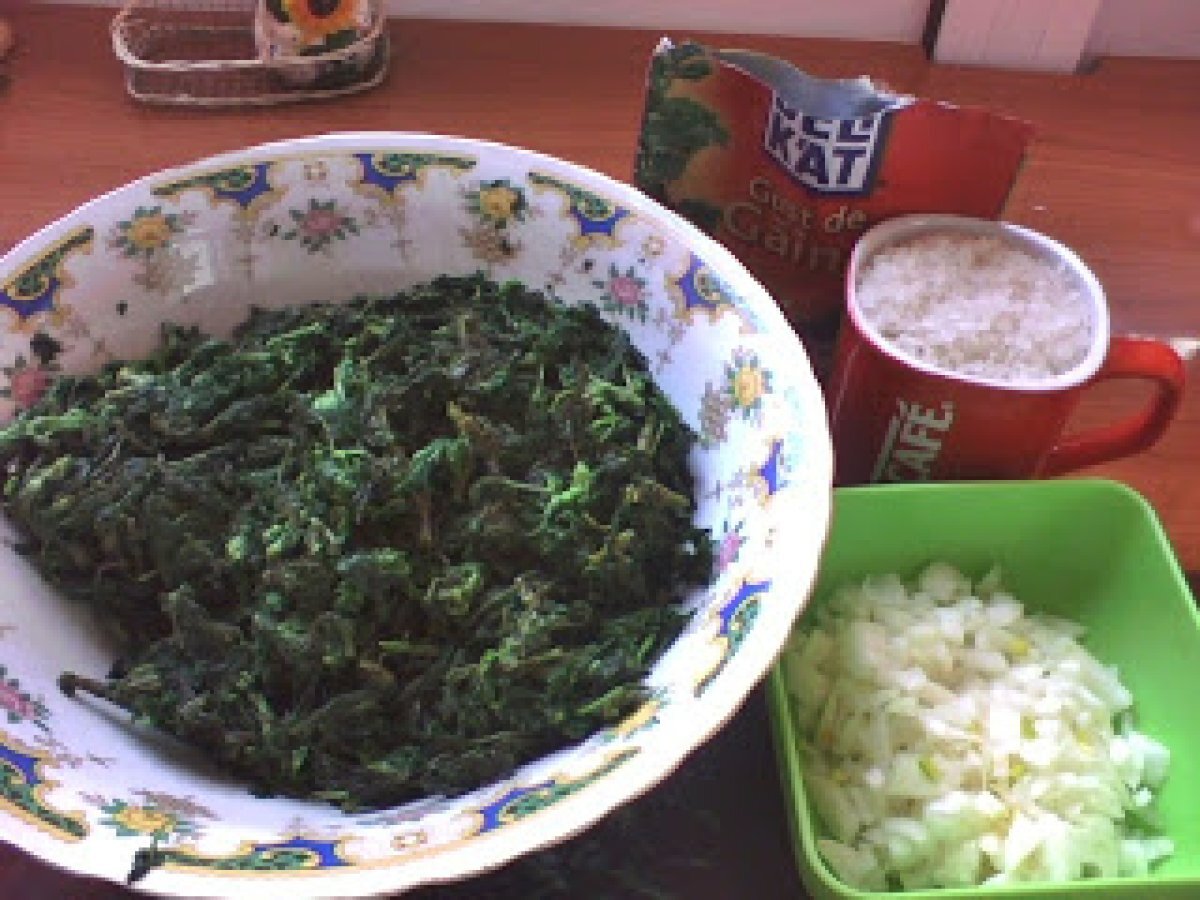 Pilaf cu urzici Rețetă Petitchef