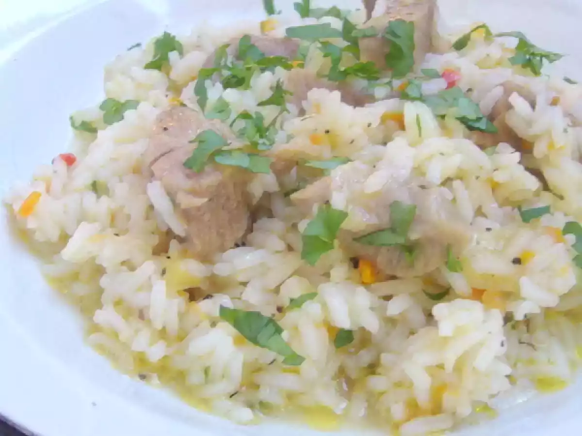 Pilaf de orez cu carne de porc - poza 2