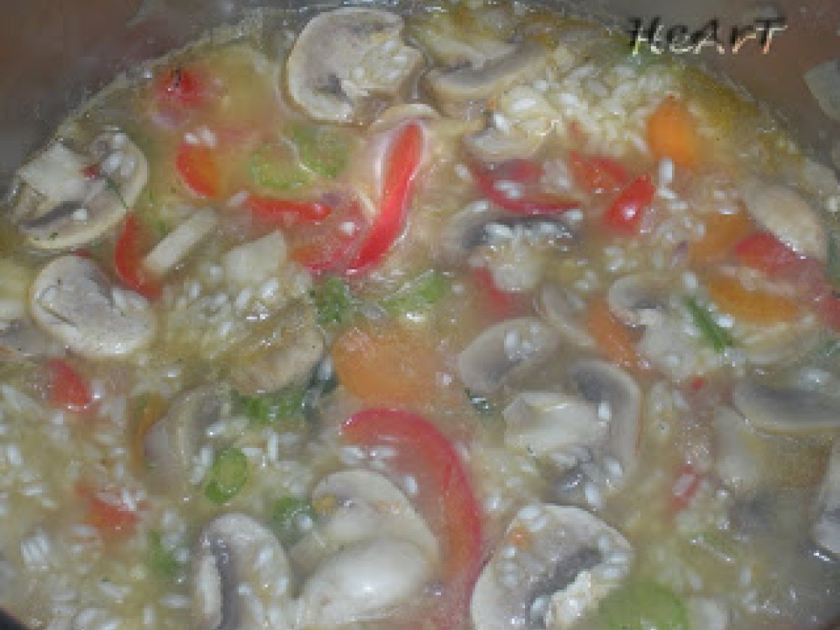 Pilaf de orez cu ciuperci Rețetă Petitchef