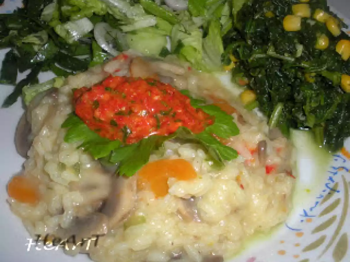 PILAF DE OREZ CU CIUPERCI - poza 4