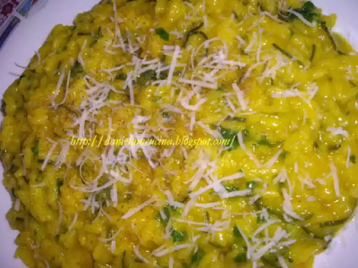 Pilaf de orez cu dovlecei