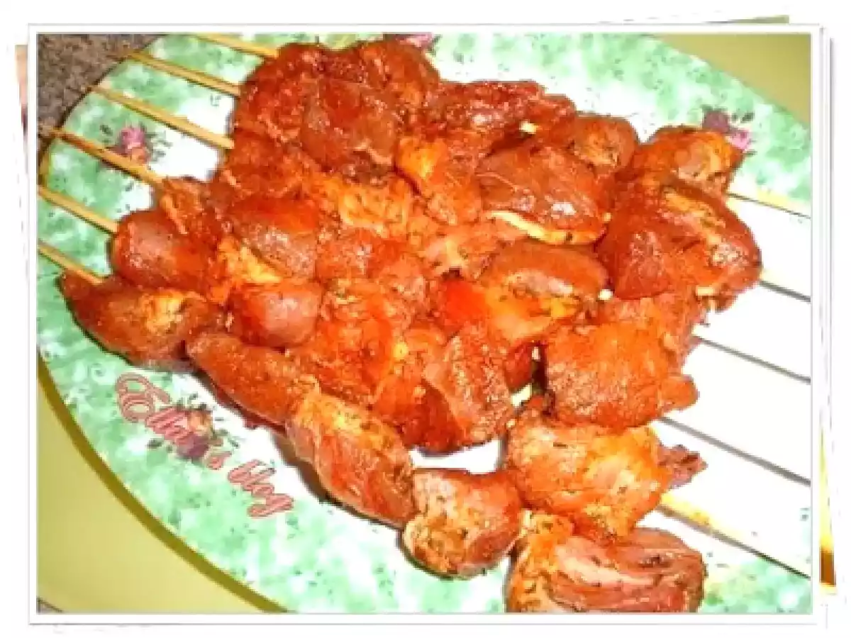 Pinchos morunos (Frigarui de porc marinate) - poza 6