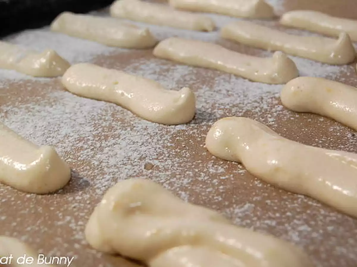 Piscoturi pufoase - ladyfingers - poza 3