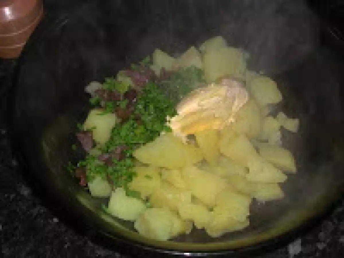 Piure de cartofi cu masline si varza creata - poza 4