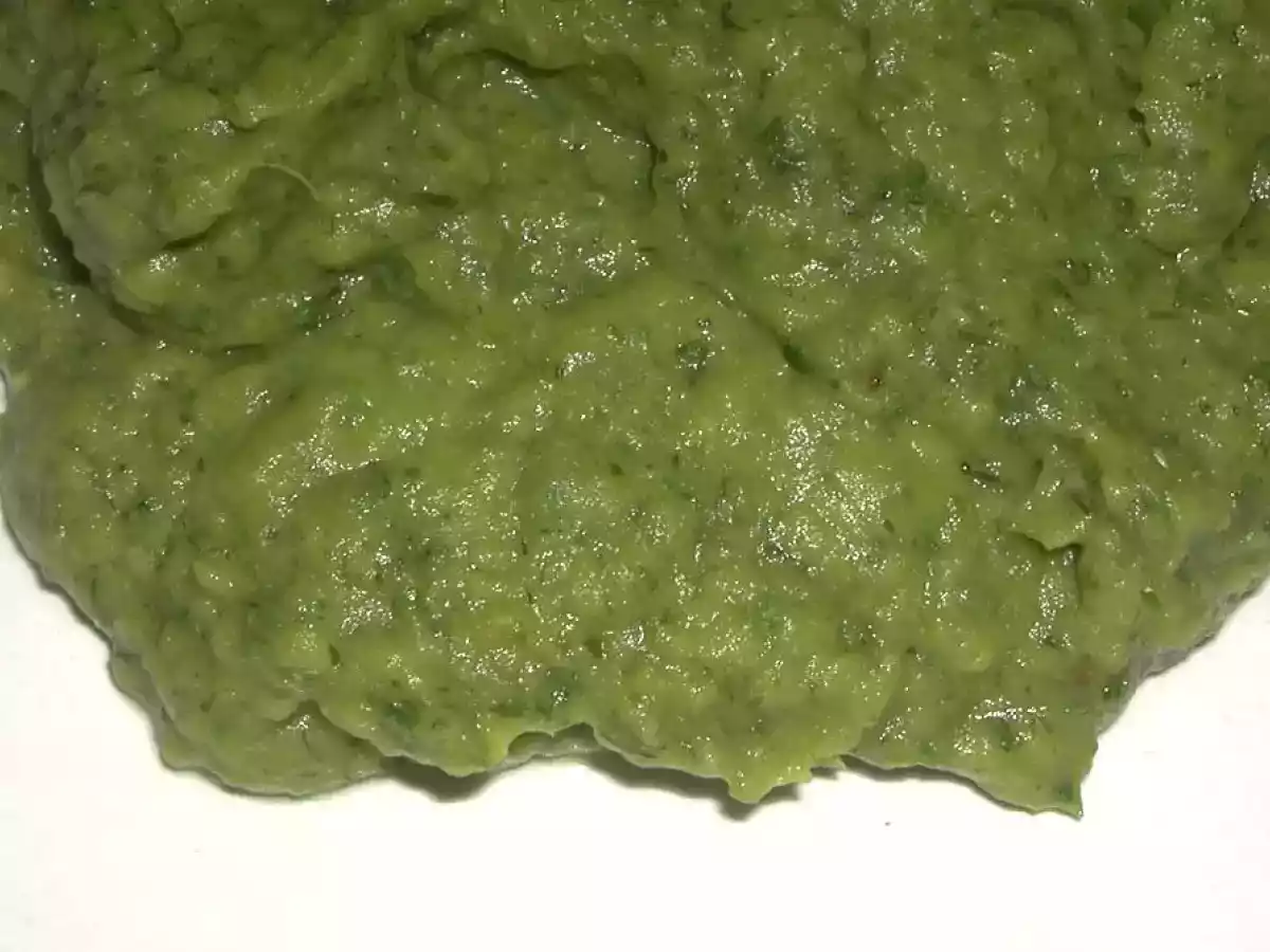 Piure de mazare cu leurda