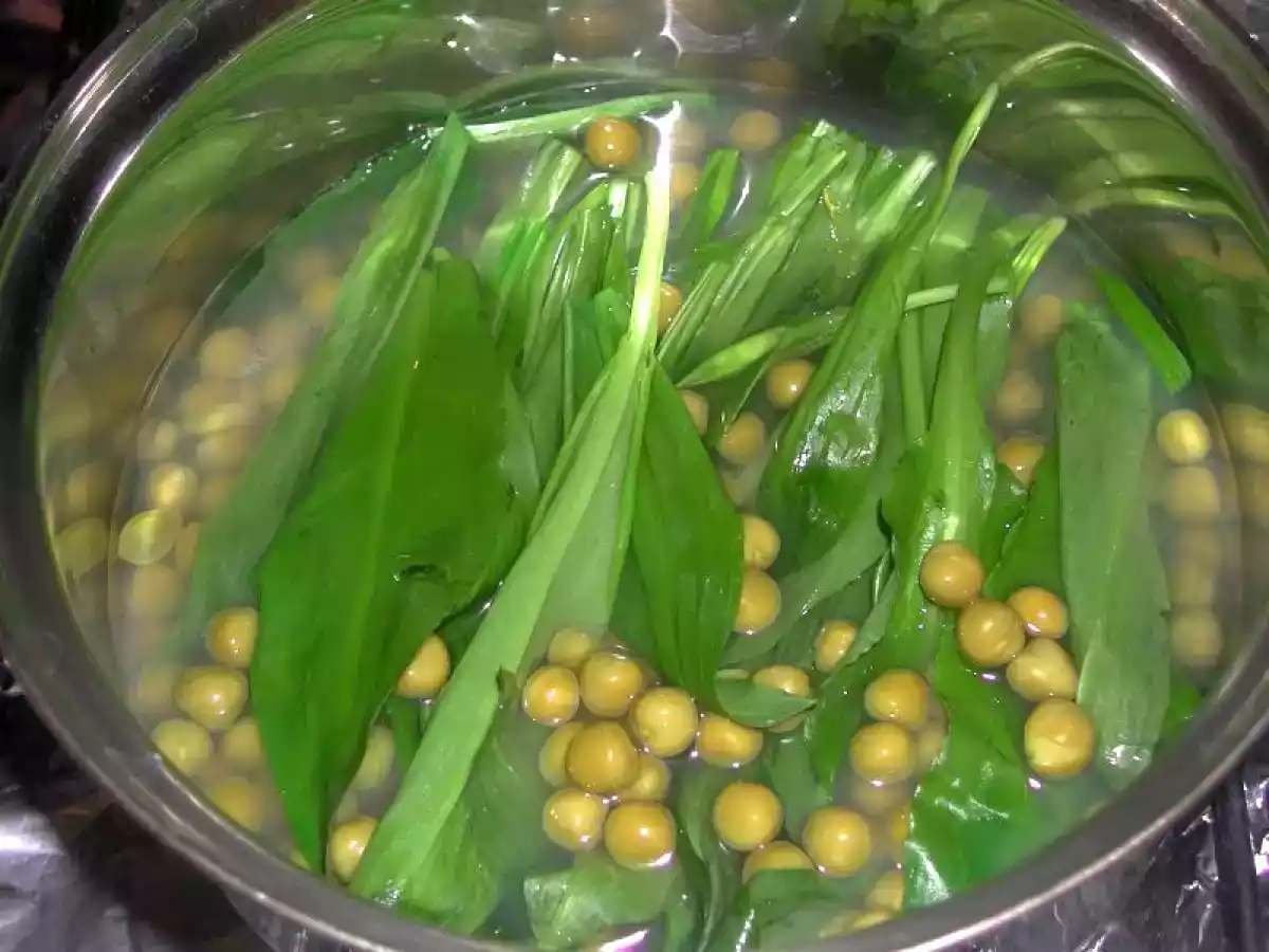 Piure de mazare cu leurda - poza 2