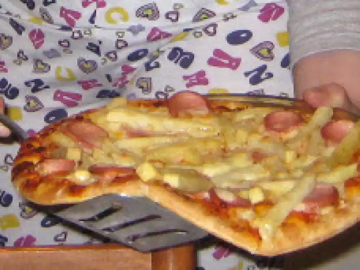 Pizza americana cu reteta