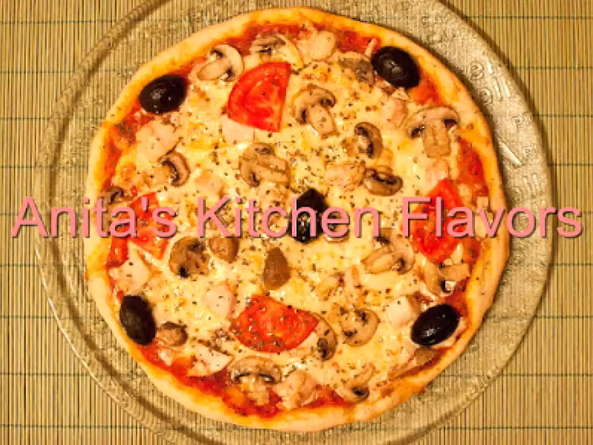 Pizza con pollo - poza 4