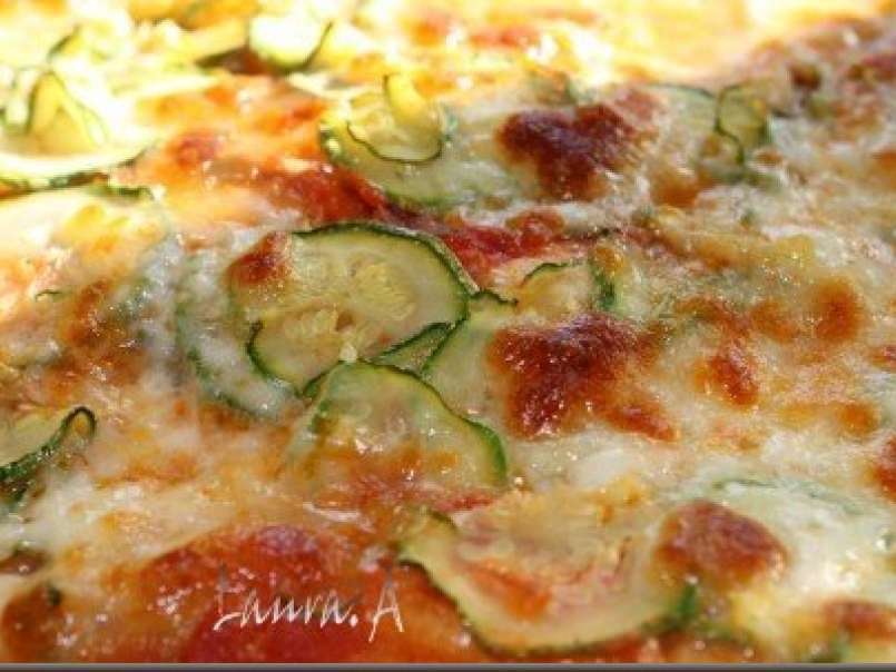 Pizza con zucchine (dovlecei) - poza 9