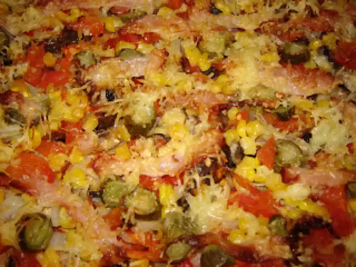 Pizza cu blat de paine - poza 3