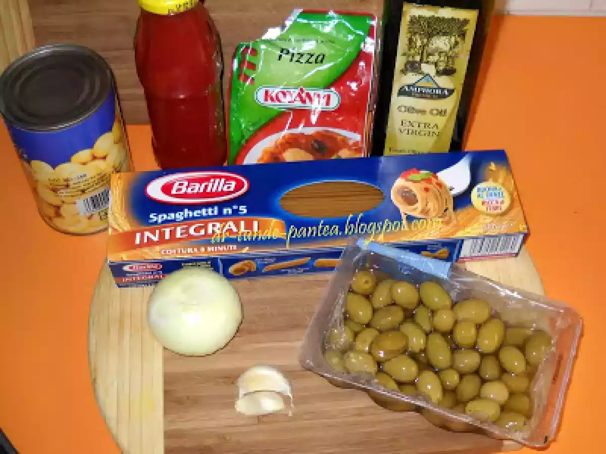 Pizza cu blat din spaghete - poza 2