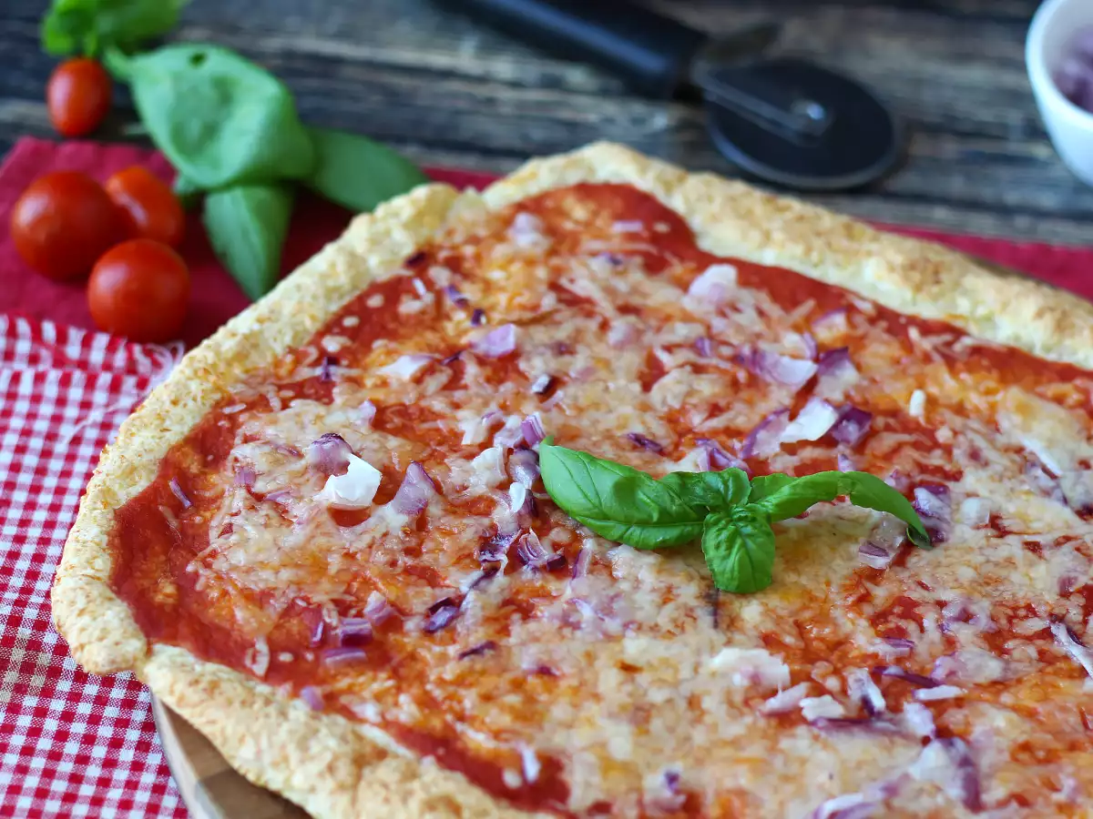 Pizza cu brânză cottage - poza 4